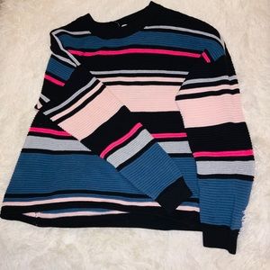 H&M STRIPED SWEATER 💗